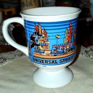 1984 Universal Studios Glazed Ceramic Coffee Tea Mug Cup-80z-VINTAGE-Western-EC